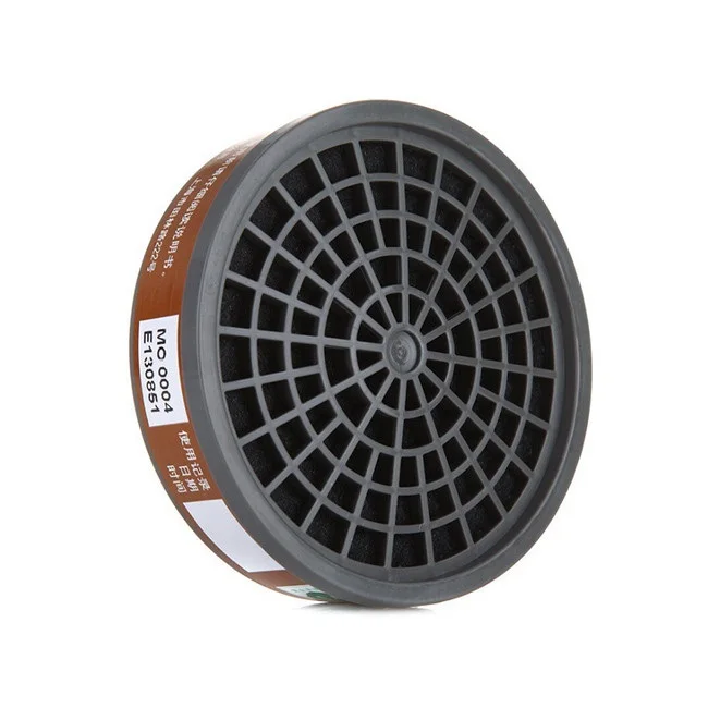 Safety against organic vapors gas rounded activated carbon Replaceable respirator filter cartridge of respiratory facepiece