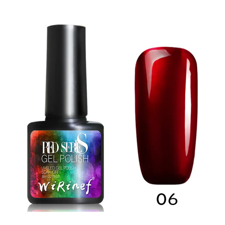 
friendly and tasteless new mirror nail glue red phototherapy titanium red 8ml 