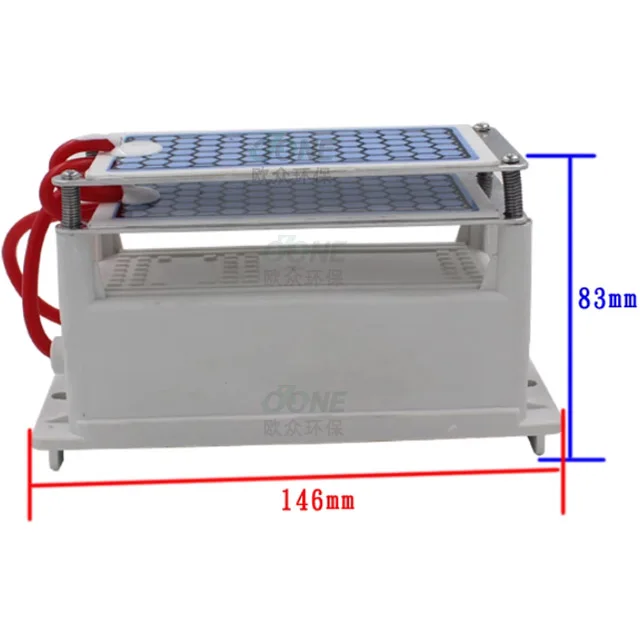 Portable 220V/110V ozone generator for kitchen duct to remove smell