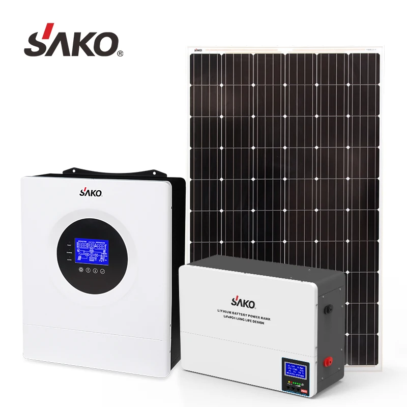Sako Custom Single Split Phase On Off Grid 48V 8000W Dc To Ac Power Pure Sine Wave Inverter For Home 8Kw Hybrid Solar Inverter