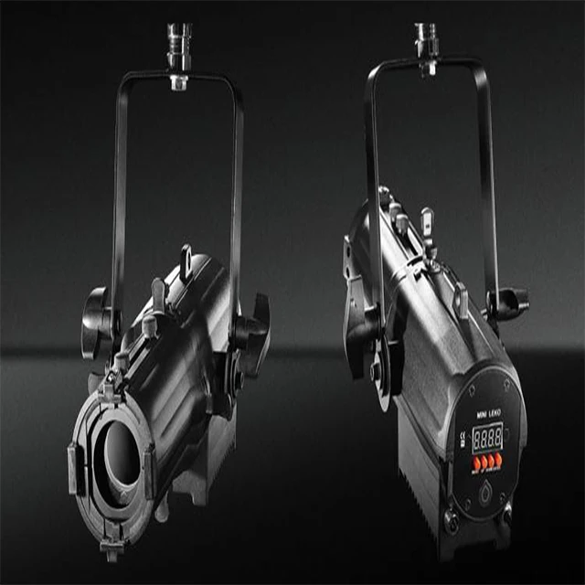 60W Mini led leko profile spotlight with zoom stage studio light for Restaurants concerts theater