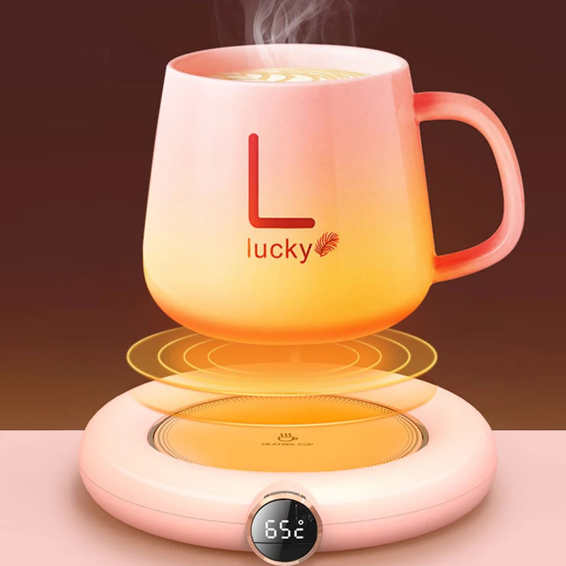 Mini Portable USB Cup Warmer 3rd Gear Smart Thermostatic Hot Plate Milk Tea Water Heating Pad Heater Coffee Mug Heating Coaster