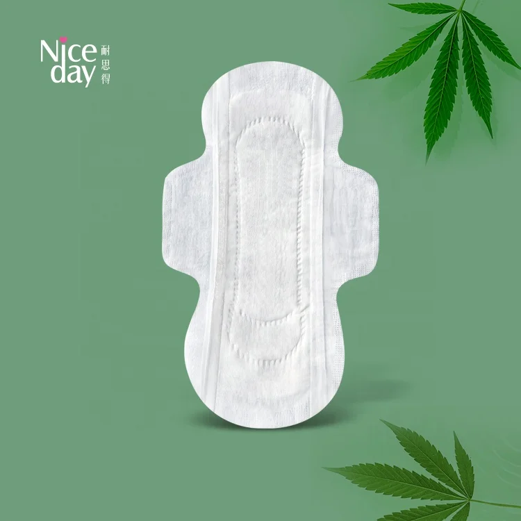 Hemp-Based Feminine pad Clean Industrial Hemp Regular sanitary pad