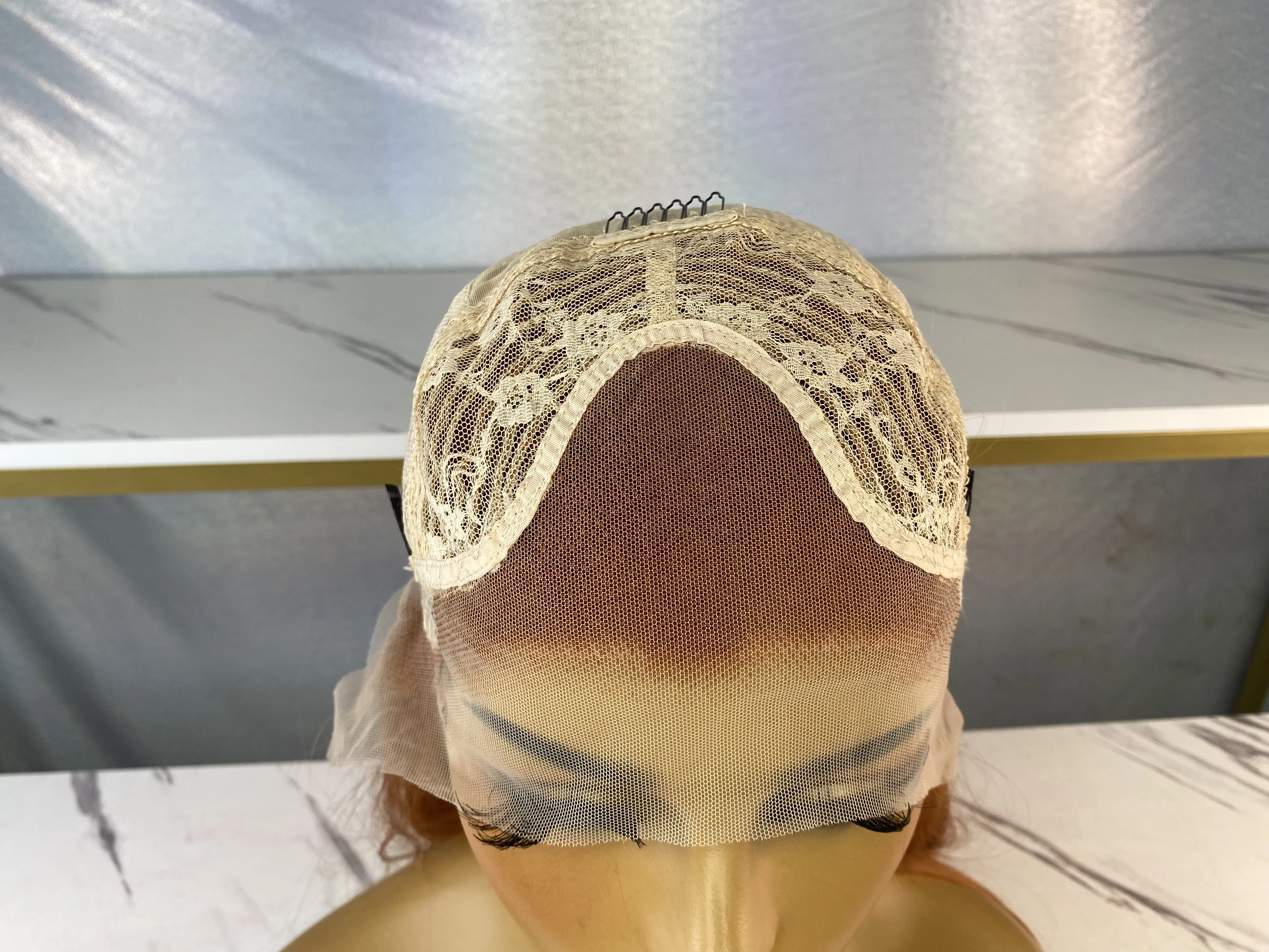 Wholesale Ginger Orange Synthetic Lace Front Wig Long Straight Heat Resistant Fiber 100% Futura Hair Wig for Women Cosplay Daily