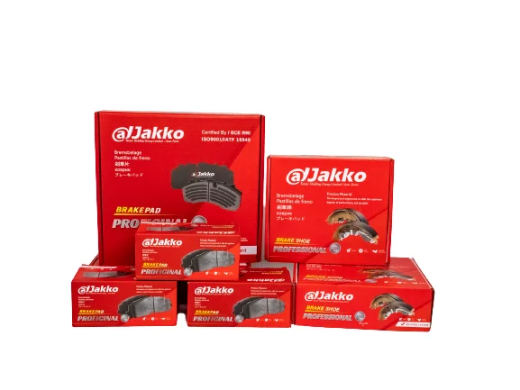 JAKKO brand brake pad packaging box wholesale brake pads factory production line for toyata Hyundai audi benz camry