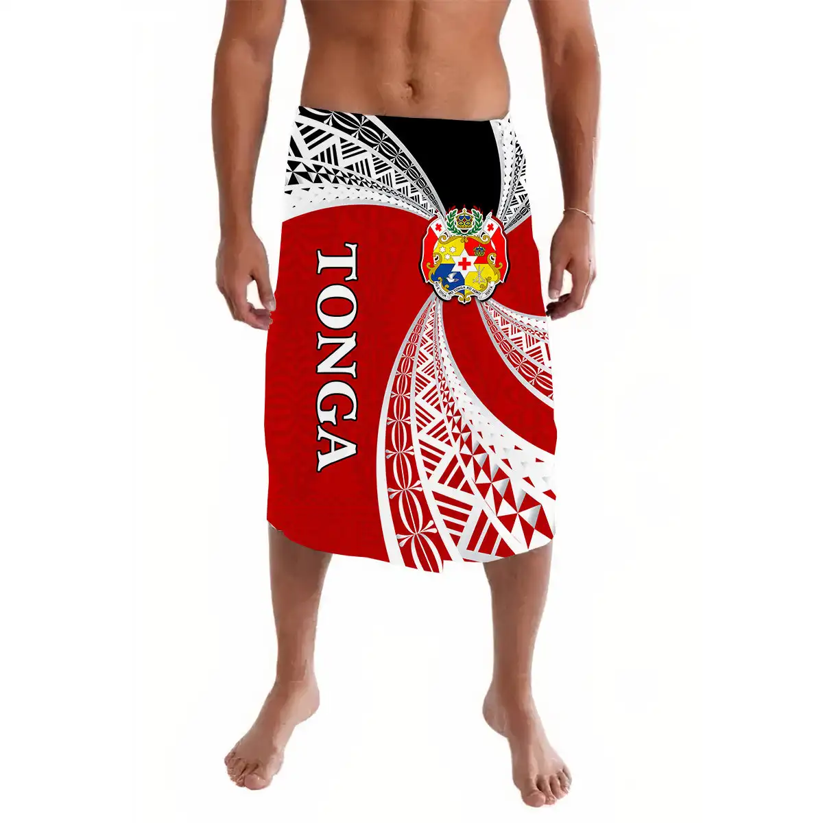 Custom Tonga Lavalava Tonga National Day ie faitaga Tonga Island Clothes Bonfire Party Mens Dress Polynesia Tribe Men Half Skirt