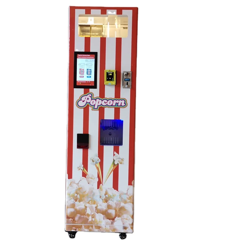 Fully Automatic Popcorn Vending Machine Cheap Popcorn Machines For Shopping Malls And Amusement Parks