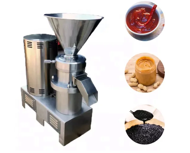 Nut Grinding Combined Almond Sesame Hazelnut Paste Peanut Butter Colloid Mill