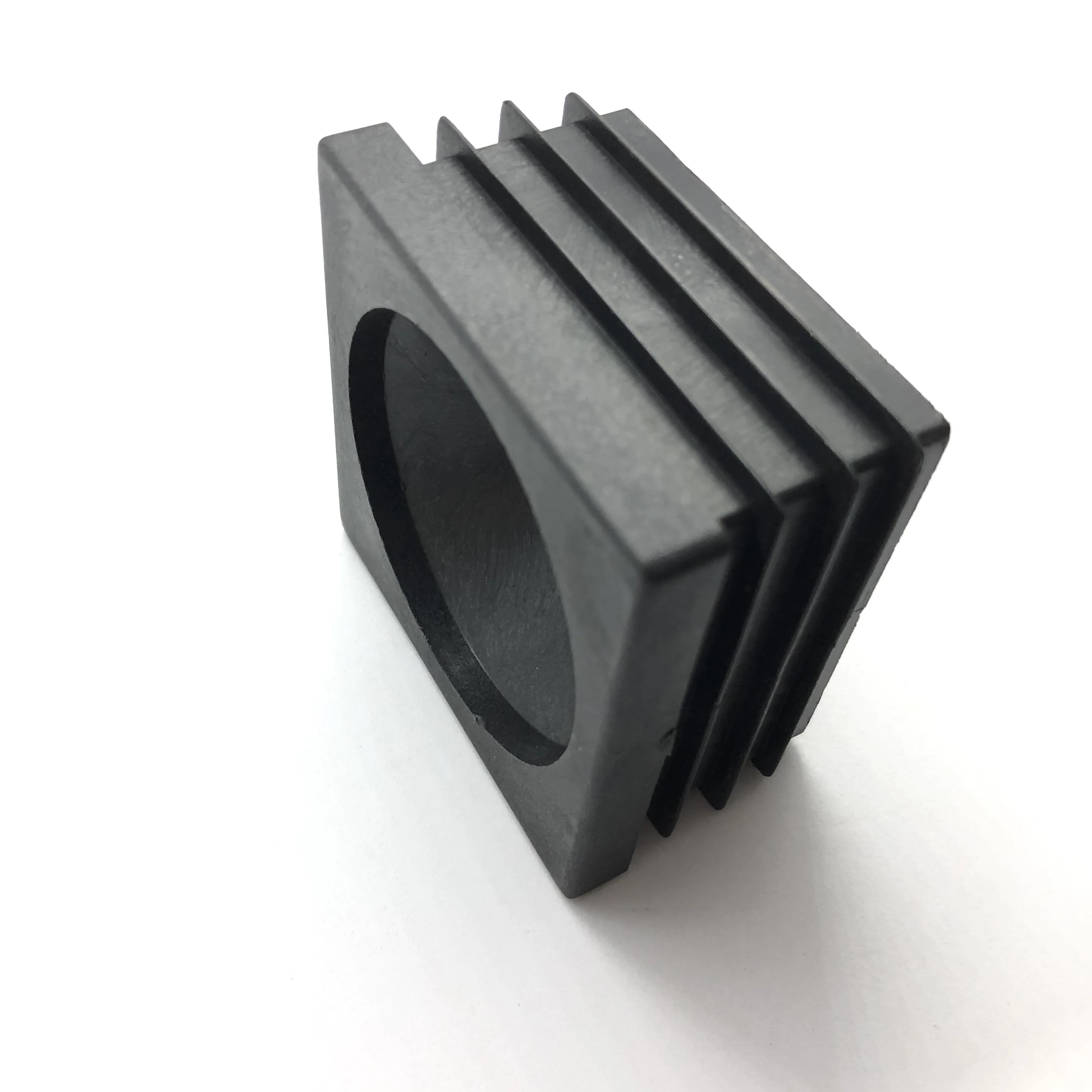 60mm*60mm M10 Square Plastic Pipe Plug Furniture Foot Mats Tube Cover Dustproof Pipe Fittings with Nut