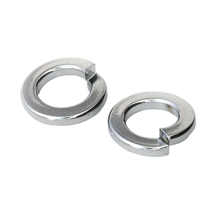 China Factory High Quality Zinc Plated Spring Washer DIN127 Spring Gasket Stainless Steel M2-M48