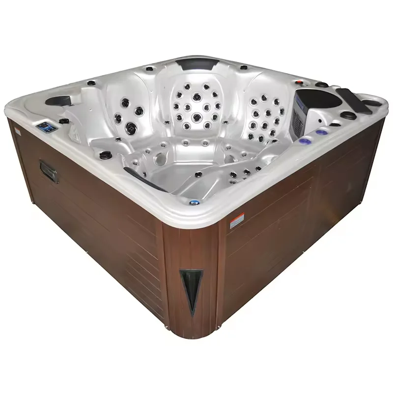 2024 новый продукт, роскошная акриловая раковина, гидромассажная Ванна, Открытый плавательный спа с джакузи и праздничная Массажная Ванна