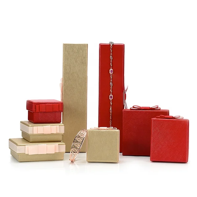 Wholesale jewelry paper jewelry boxes can be customized