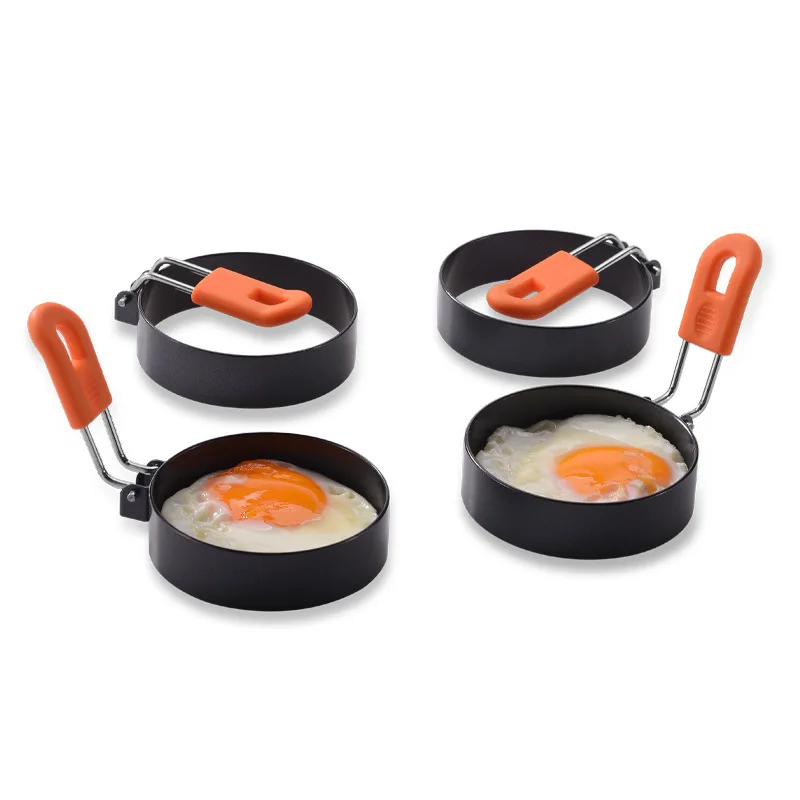 5pcs l Professional  Stainless Steel  Fried  Egg Ring Set for Breakfast Omelette Sandwich