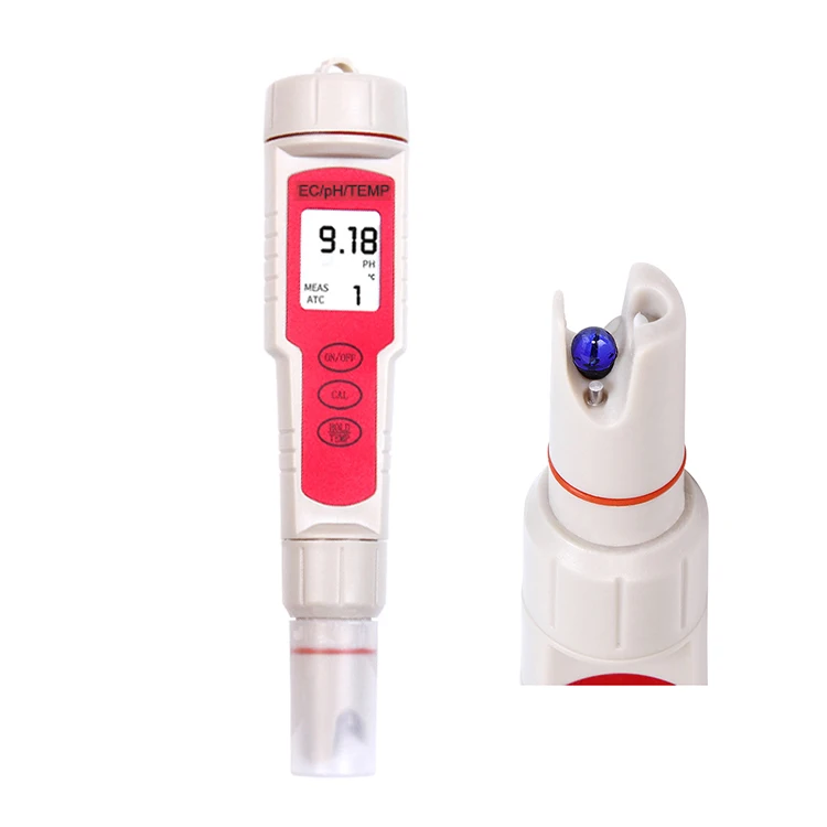 Высокоточный тестер электропроводности 3 в 1, ручка-детектор, химическое лабораторное оборудование, портативный измеритель ph