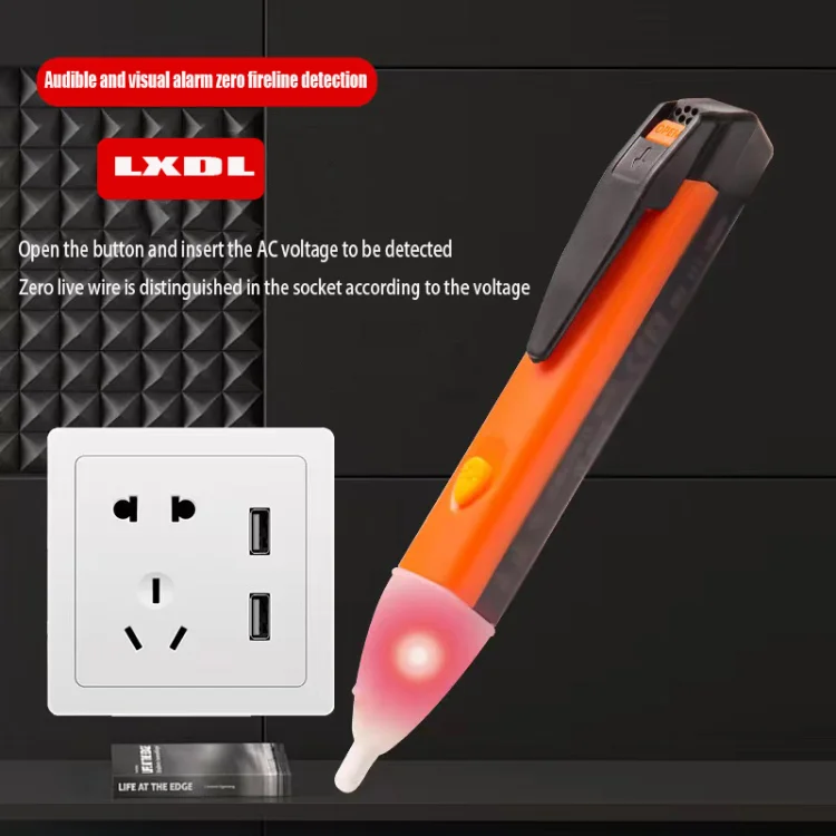 Non Contact Electronic Digital Display Testing Pen Vd02 With Led Electroscope