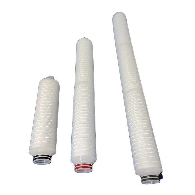 GJ Manufacturer 0.22 Micron 30 Inch 226 Fine Absolute PES Membrane Pleated Filter Cartridge For Food