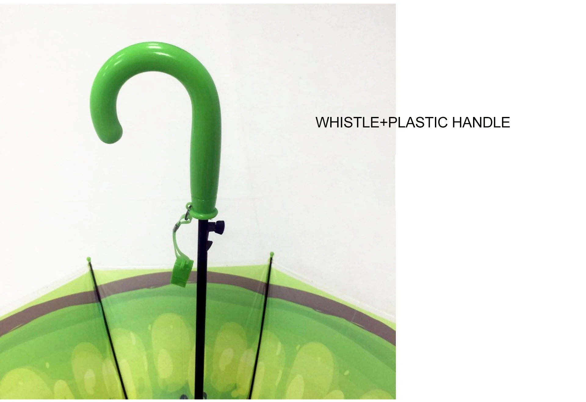 Kids poe small custom colour colourful durable fruit transparent clear umbrella