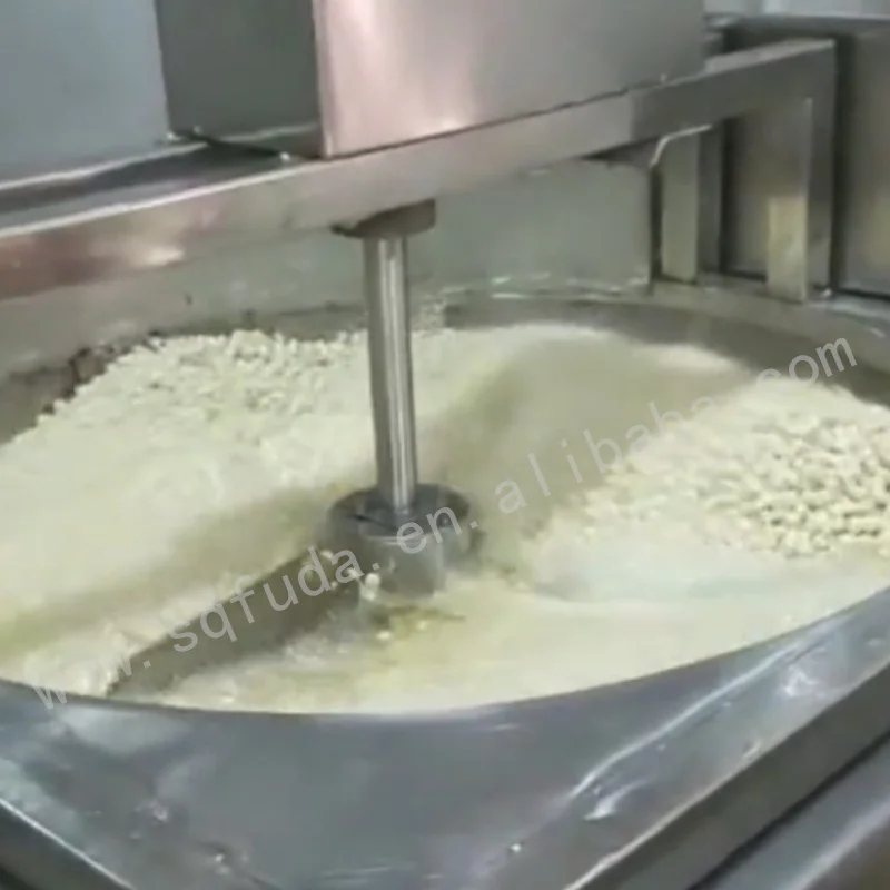 Automatic discharge frying machine Multifunctional Gas Heating Industrial Batch Bucket Oil Fryer