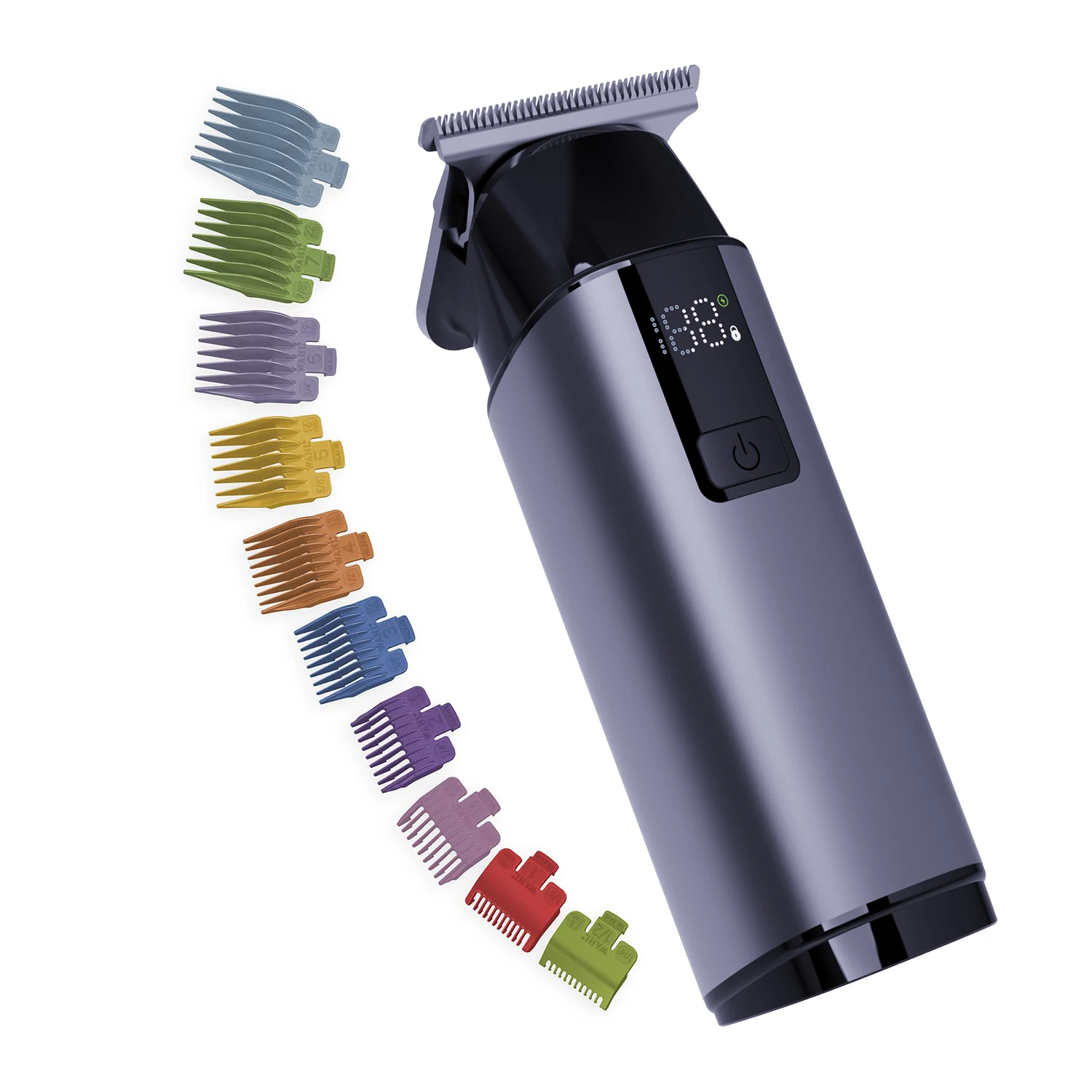 Professional shaved head USB charged hair clipper Electric trimmer T Blade trimmer Wireless LED H1 hair clipper