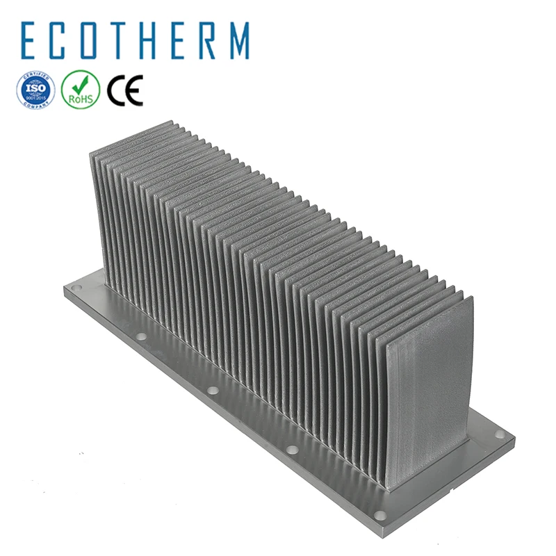 China OEM Manufacturer Aluminum Alloy High Power Heatsink Aluminum Skiving Fin Heatsink For Electronic Chip Led