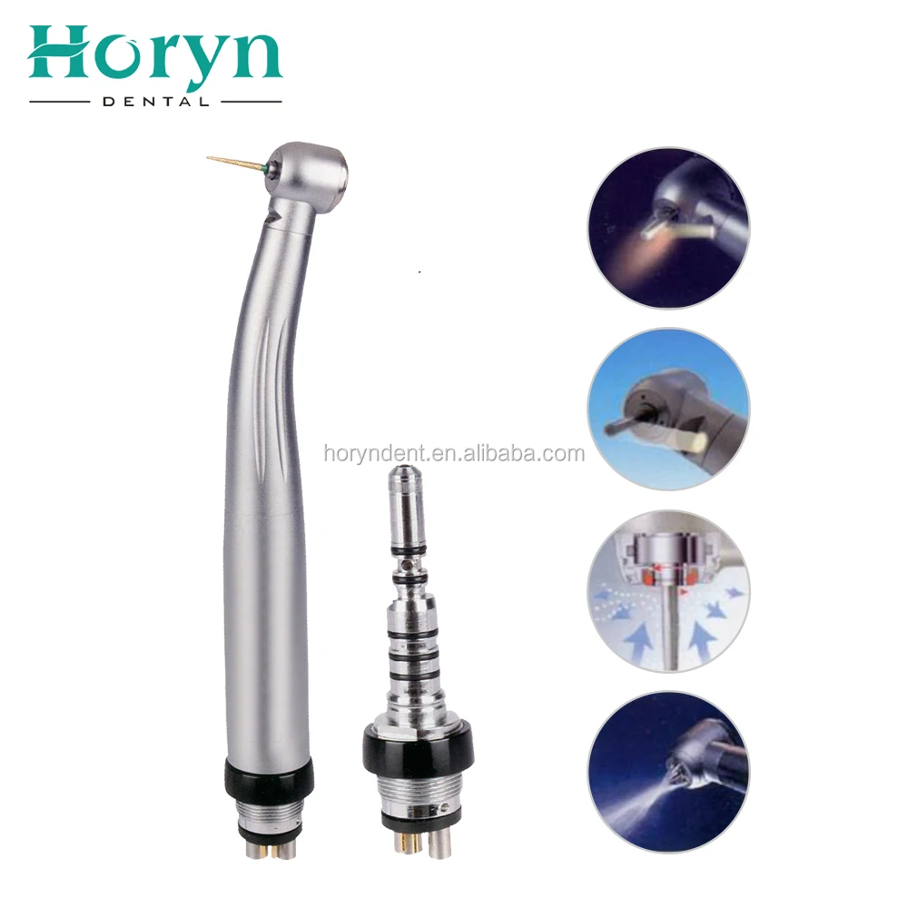 Волоконно-оптический керамический подшипник роторный титановый 6 отверстий высокоскоростной наконечник