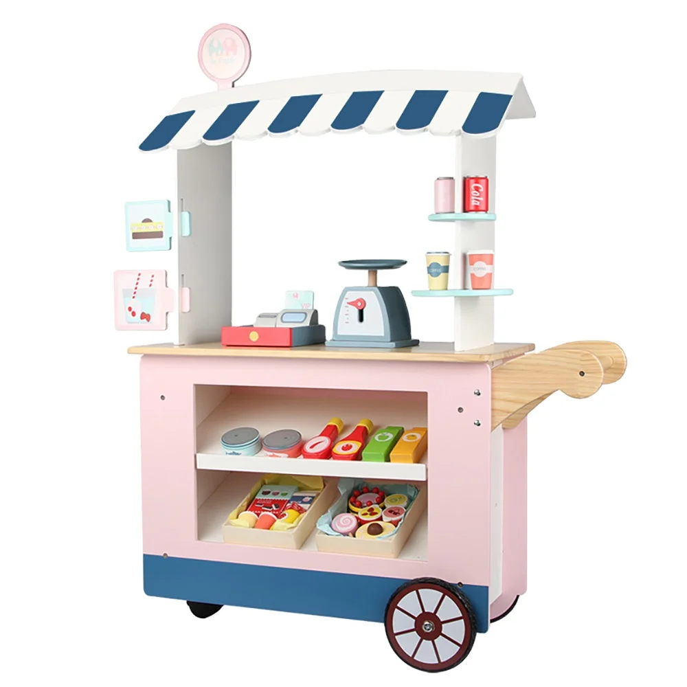 Игрушки для ролевых игр, продавец игрушек, деревянная игрушка, магазин детских игрушек, мебель для ролевых игр