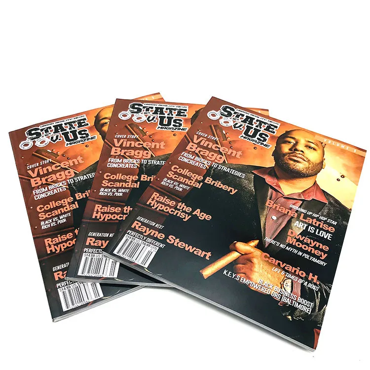 Индивидуальная Высококачественная мягкая обложка для журналов, идеальная офсетная обвязка для книг, каталог, мягкая обложка, печать книг