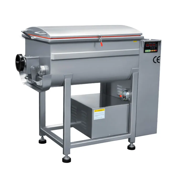 Electric meat food stuffing filling mixer beef goat meat mixer blender vacuum meat paddle mixer price