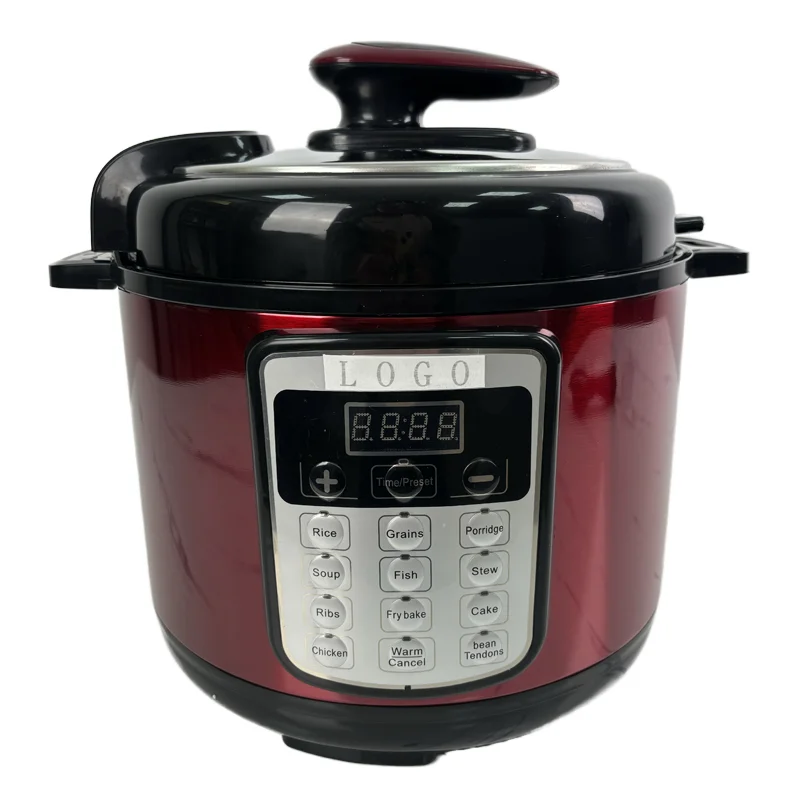 6 Quart 12-in-1 Multi-Use Electric Pressure Cooker with 24 Hours Preset, Keep Warm, Cook Rice, Yogurt, Steam Egg, Slow Cook