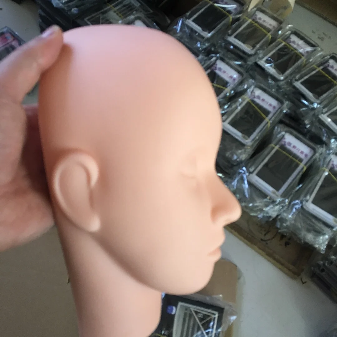 
veteran Wholesale Price colored eyelash extension mannequin training head for eyelash extension 