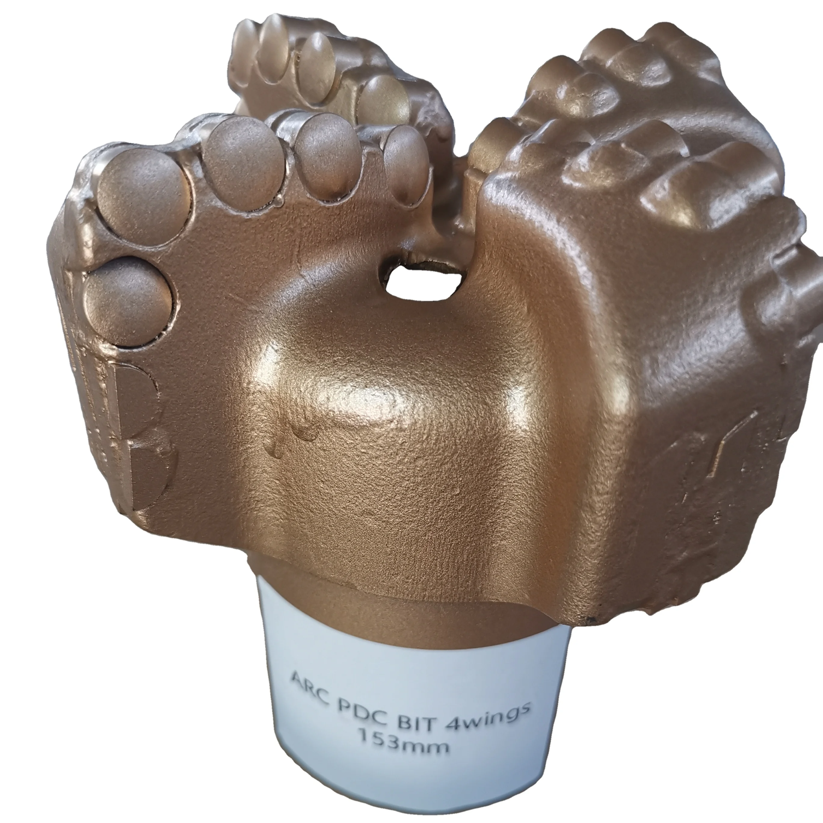 153mm four wings PDC arc bits 4 blades PDC bits for well drilling