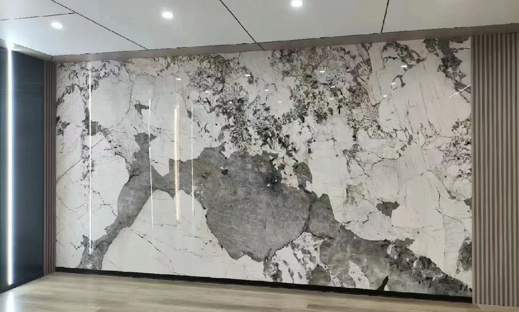 bamboo thatch wall panel boards nano bamboo and wood fiber wall board bamboo resin wall board with marble pattern