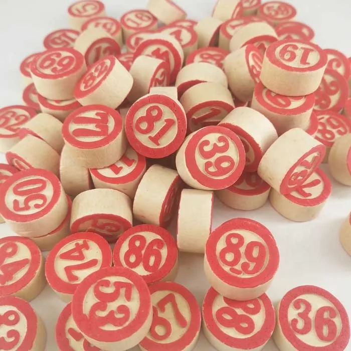 Wood Russian Lotto Game Bingo Cards Set 90pcs