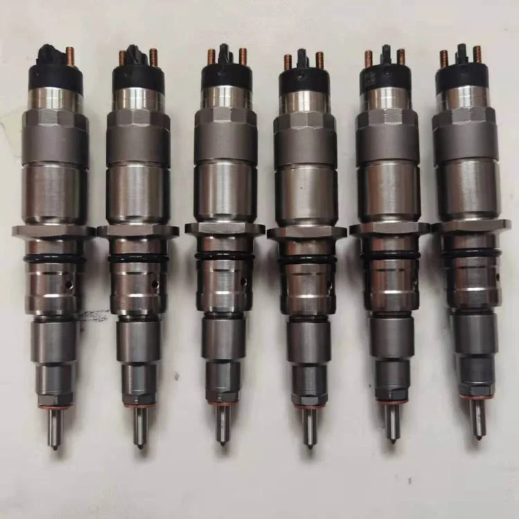 Bosch Common Rail Fuel Injector 0445120059 6754-11-3011 4945969 3976372 6754-11-3010 for KOMATSU pc 200-8 Cummins QSB6.7 diesel