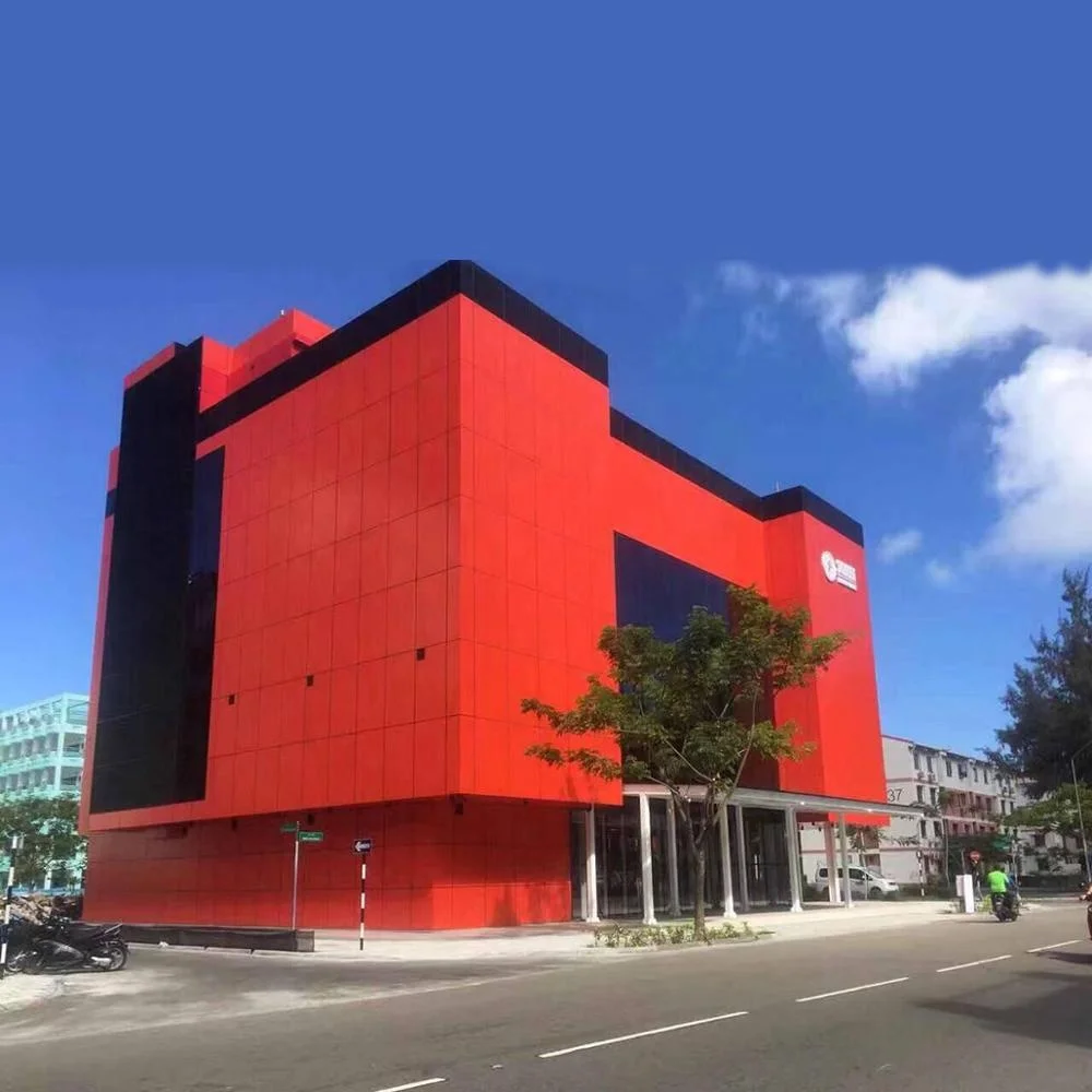 Attractive prefabricated metal supermarket steel structure buildings manufacturer constructions supply shopping mall in Maldives