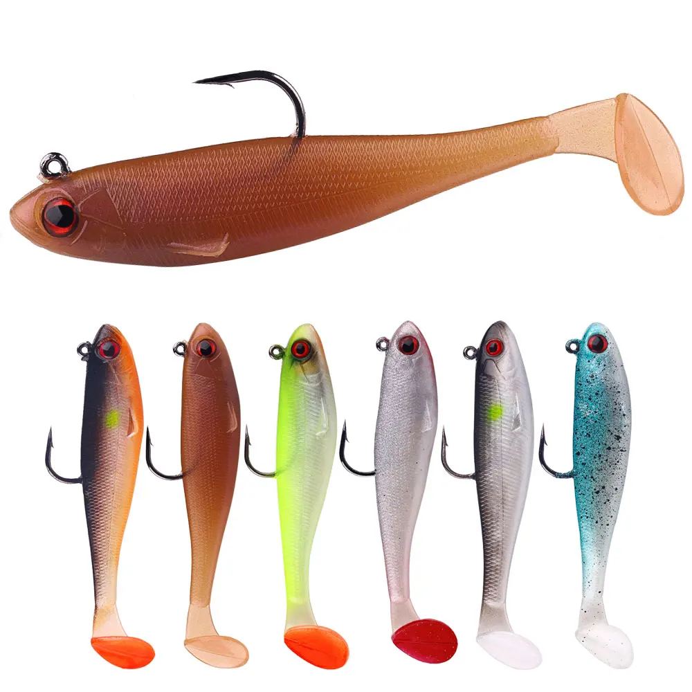 Искусственная Мягкая приманка с джиг-головкой 6 г 12