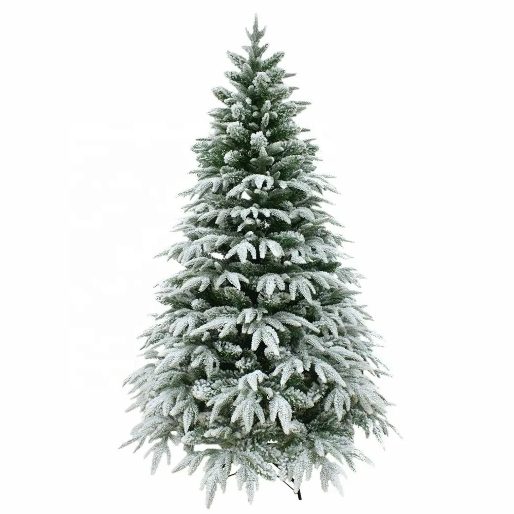wholesale falling snow christmas tree custom white pvc artificial 9ft christmas tree led