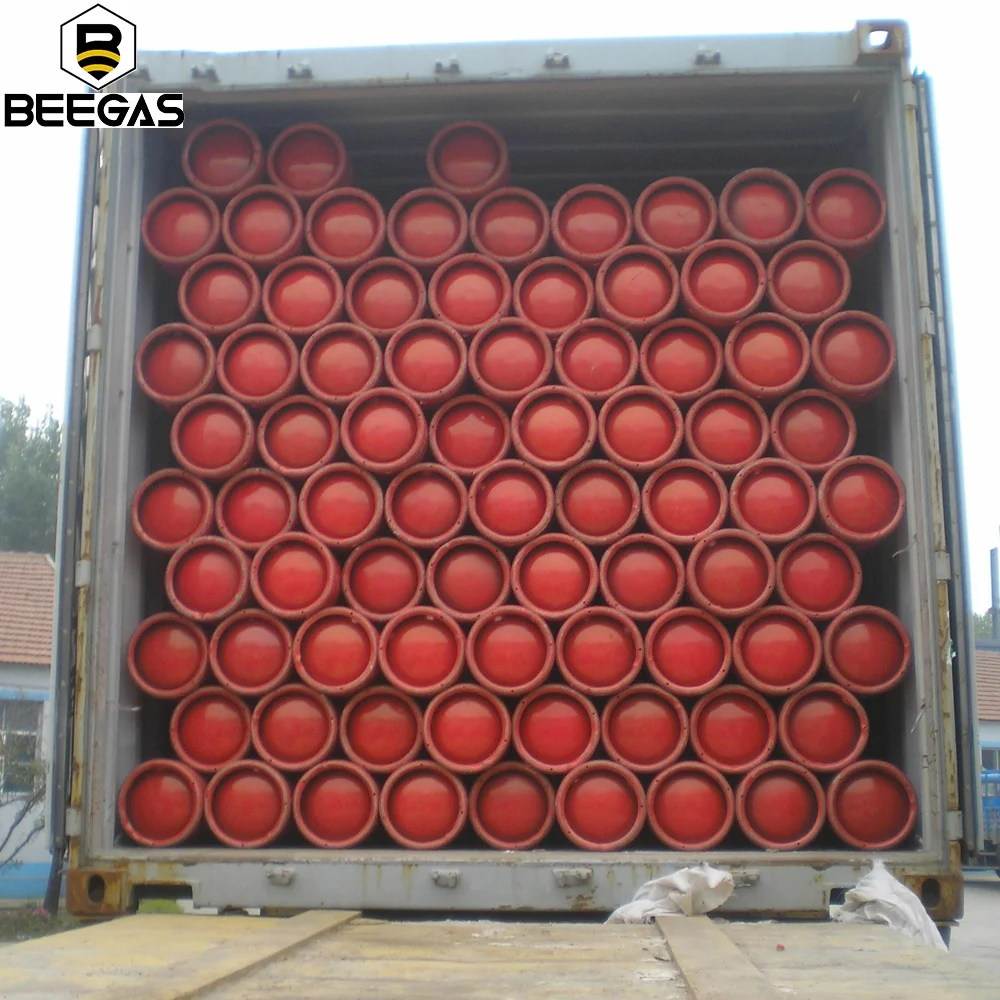 40Bar High Purity Seamless 40bar Acetylene Cylinder 99.9% Purity 40L Acetylene Gas