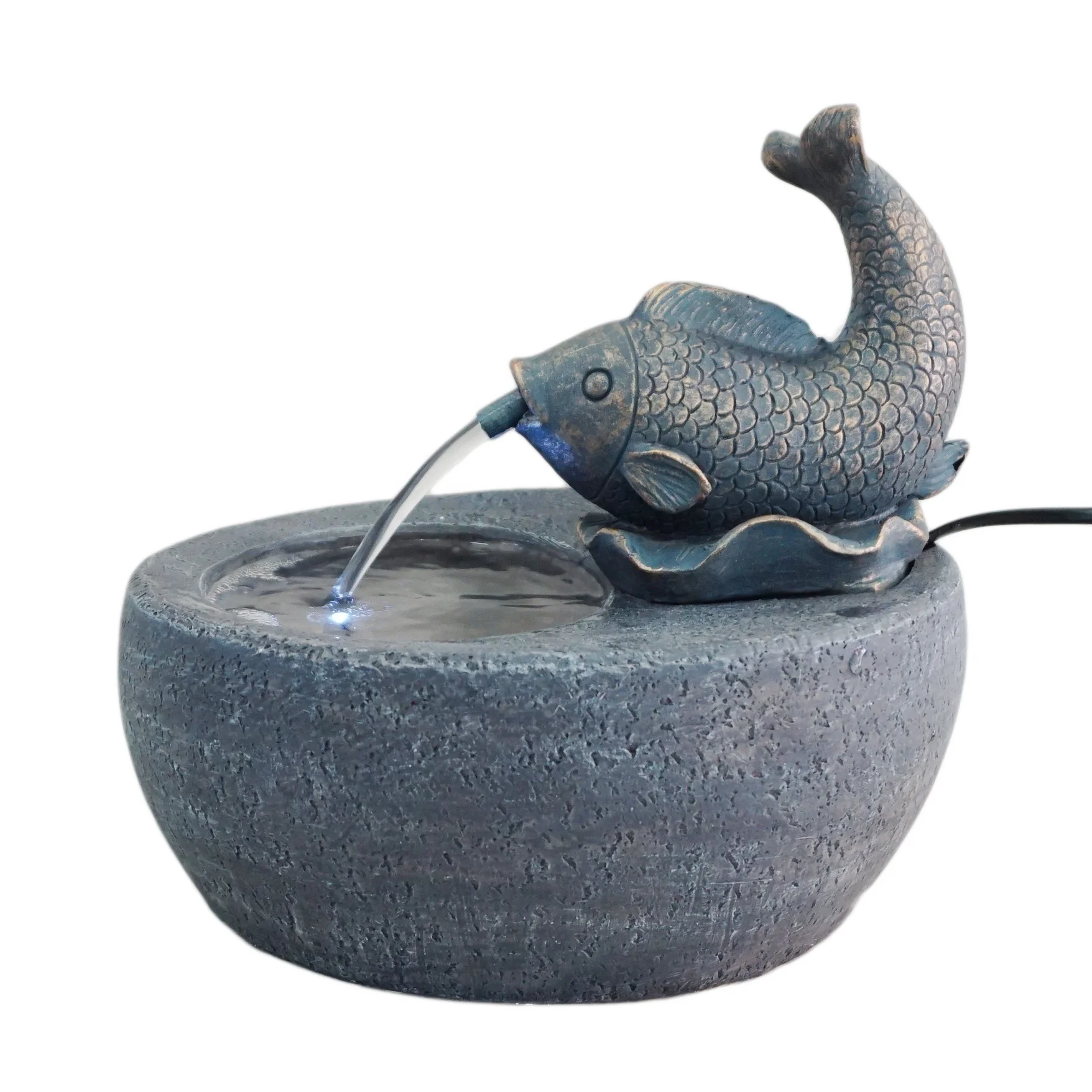 hot sale crafts tabletop elephant water fountain