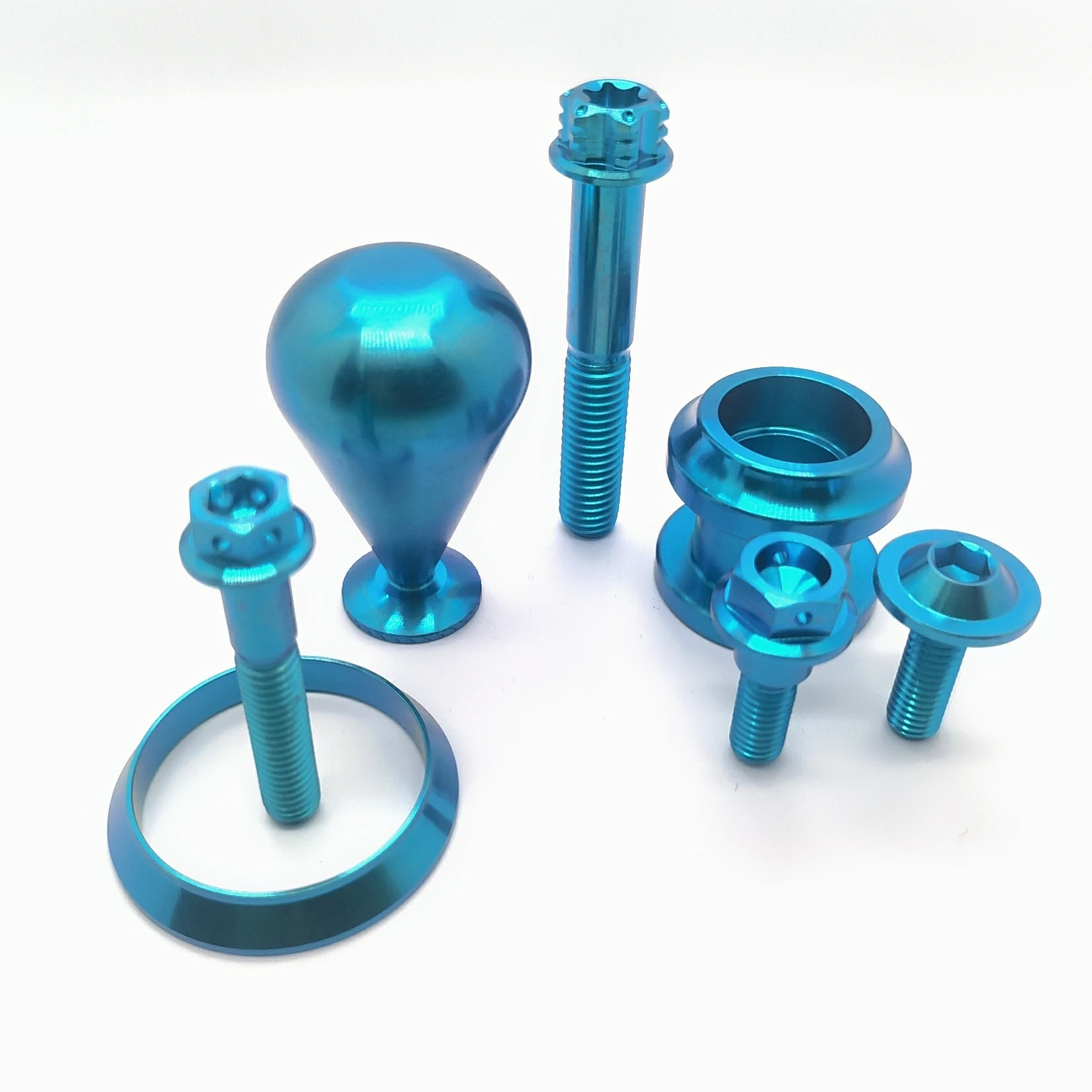 ZFTI Factory Direct sale Custom  M8 M1 M14 hollow bolt gr5 titanium bolts for industry or vehicle