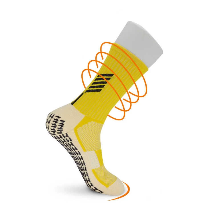 High Quality Wholesale Non Slip Football  Sports Grip socks Anti-slip Athletic Soccer Socks Custom