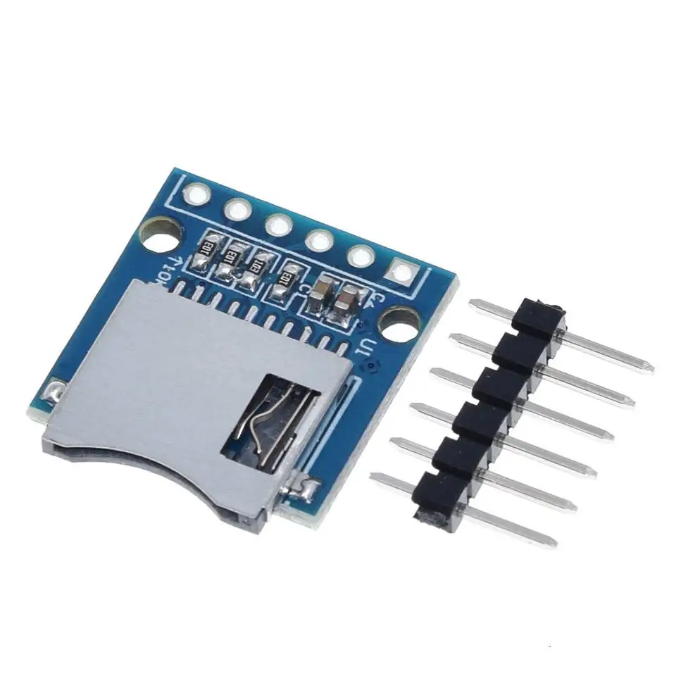 Sd-Плата расширения для хранения Mini Sd Tf-карт модуль защиты памяти интерфейс SPI со штифтами