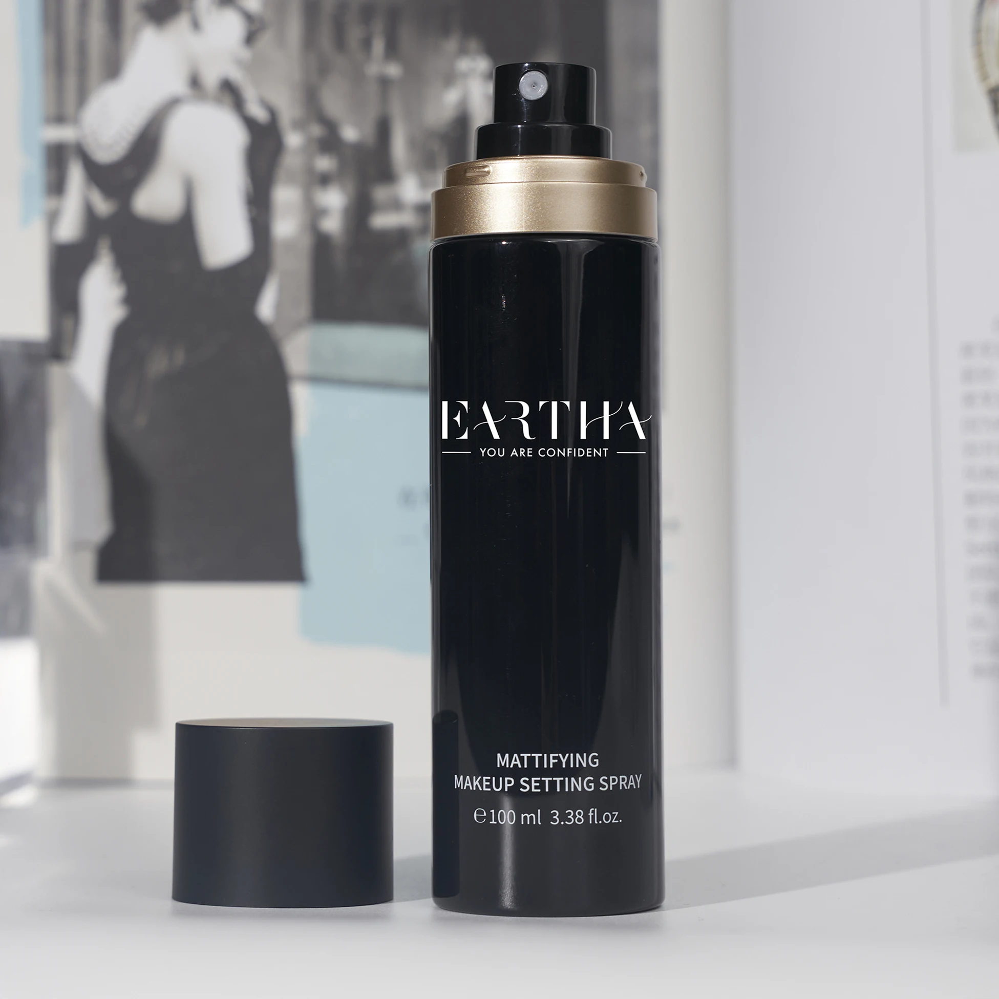 Custom logo fine spray make up setting spray matte finish private label setting spray makeup