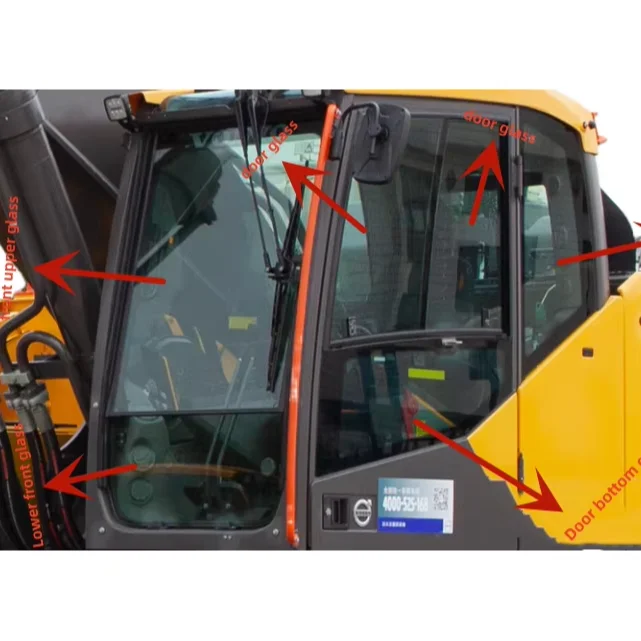 Стекло для Экскаватора volvo jcb стекло экскаватора doosan kubota daewoo