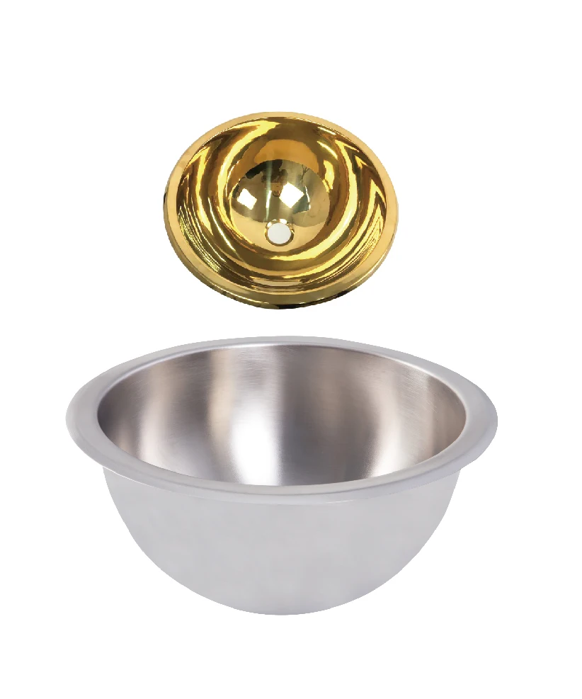 SS304 Round small Hand Wash Basin Kitchen Sink RV sink GR-578