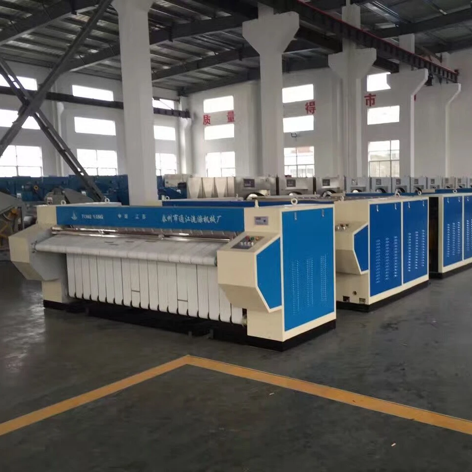 3.5 M industrial ironing machines for textile industry, industrial laundry flat irons, industrial roller iron