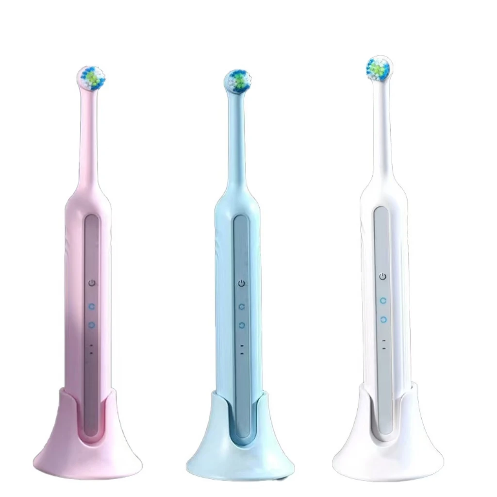 Rotating Electric Toothbrush Adult Model 360° Rotating Brush Head Intelligent with Base Rechargeable Electric Toothbrush