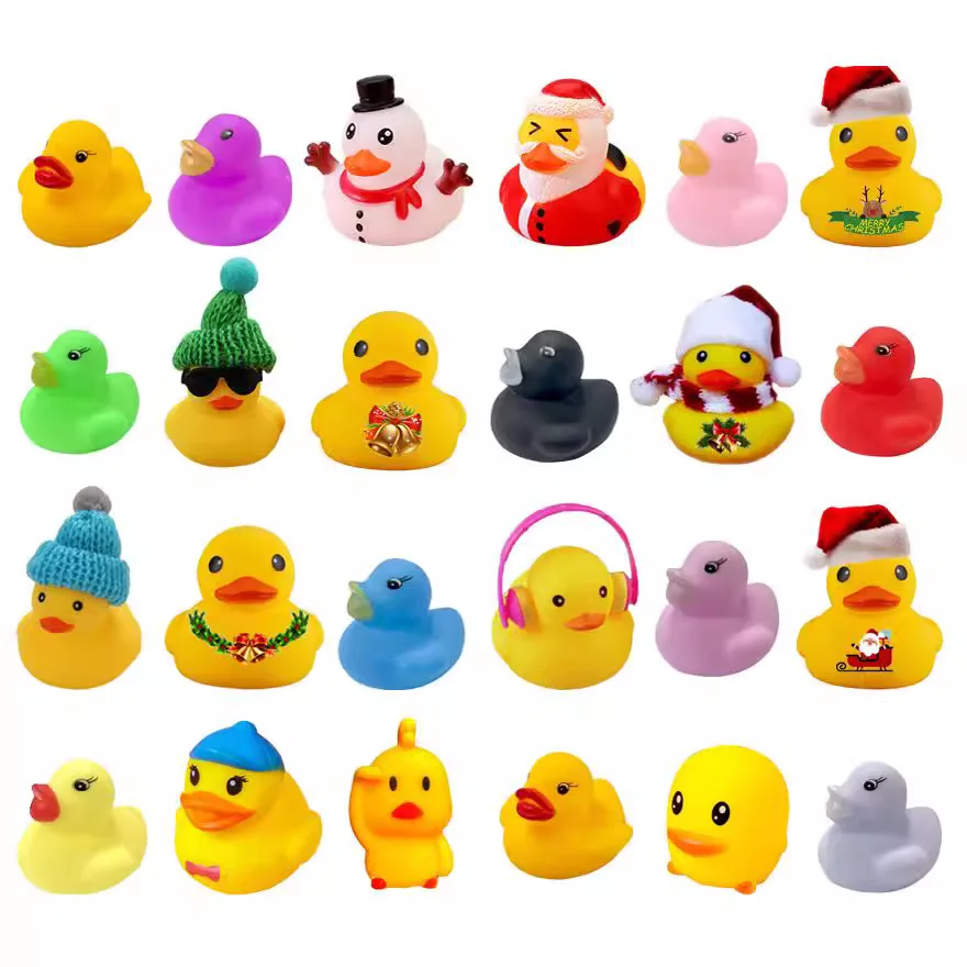 2024 Christmas Duck Blind Box Countdown Wholesale Christmas Gift Toys Blind Box