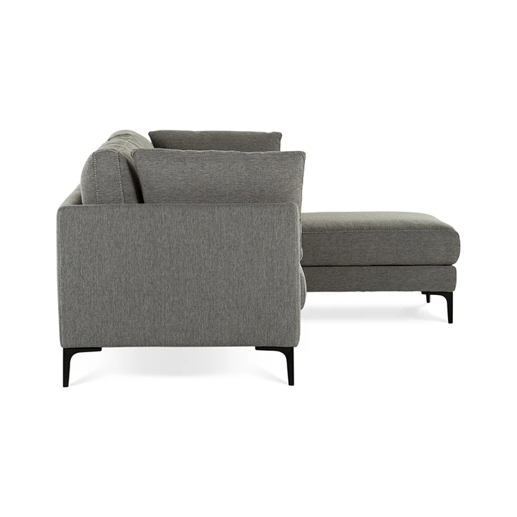 Factory Wholesale Top Selling Modern Luxury Living Room Furniture Designs Leather L Shape Sofa