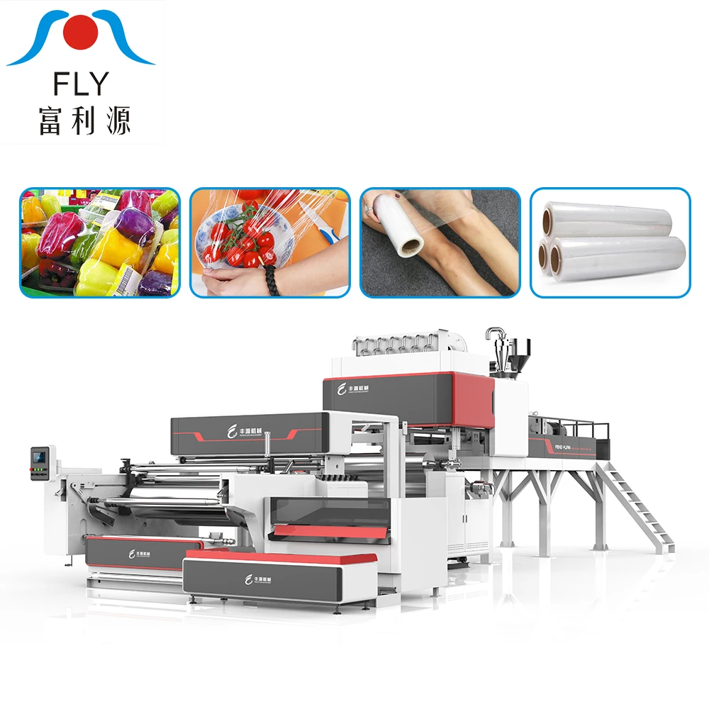 fuliyuan  high quality  plastic extruder machinery production line  pe stretch film machine